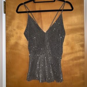 Sparkly Strappy Top